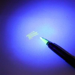 Ultraviolet UV Theft Detection Pen Invisible Ink Security Marker 3 Colors