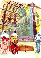 AKASHIYA Watercolor Brush Set, Aya Sketch Set, Denim