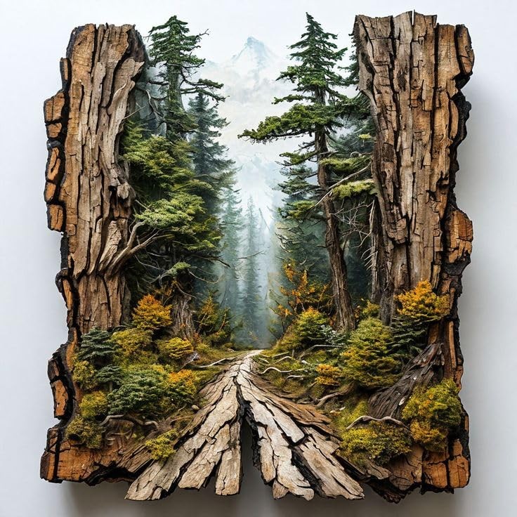 Forest 5D Diamond Art Kit For Adults Full Drill DIY Wall Art Decoration 14×14