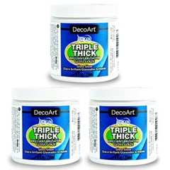 DecoArt Triple Thick Gloss Glaze – Jar, 8fl Assorted Colors , Sizes , Styles