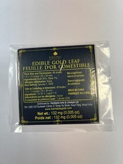 Edible Gold Leaf 24K 1.5 inch Loose Sheets Cake Cupcake Decorations Barnabas