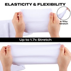 1×1 Solid Rib Knit Fabric Stretchy Ribbing Cuffs Navy 6 x 39 Inches