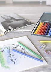 Faber-Castell 24-Piece Polychromous Colored Pencil Set in Metal Tin