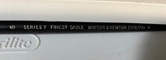 Vtg Winsor & Newton series 7 Finest Sable #5 Artist Brush. EUC