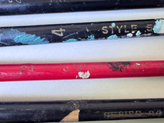 Used Lot 21 Water/Oil/Craft Paint Brushes, Grumbacher, Winsor, Delta, Langnickel