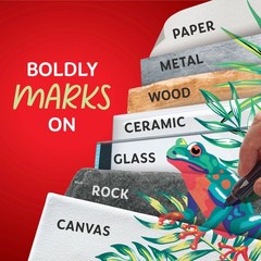 Creative Markers Variety Pack, Water-Based Acrylic Paint Markers, Brush Tip, …