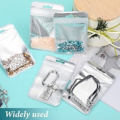50PCS Diamond Art Storage Bags Reusable Ziplock Pouches for Beads Gems Crafts