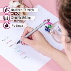 12 Color Fineliner Pens Set – Perfect for Bible Journaling & Art Supplies