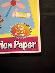 VINTAGE Construction Paper Pad 12″X9″- 40 Sheets As Pictured Very Rare🥰
