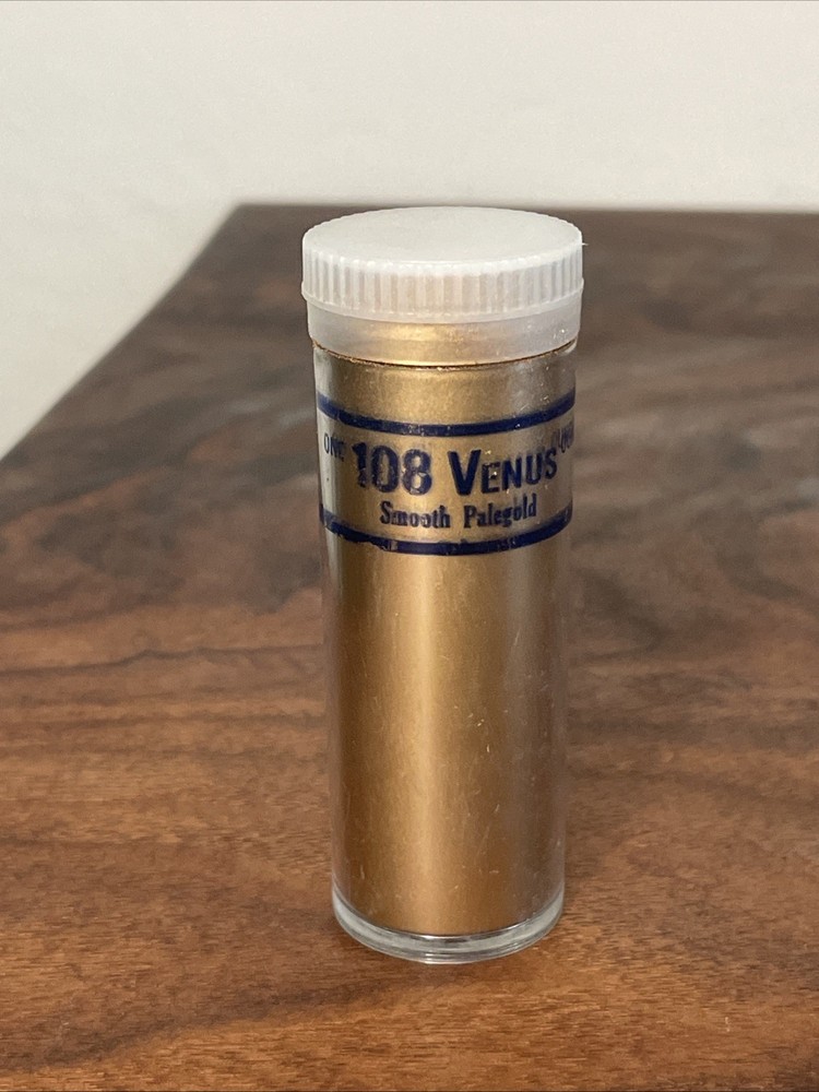 Vintage US Bronze Powder Works Venus #108 Smooth Palegold: 1 Ounce Vial (UP2)
