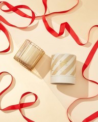 M&SENSE Soy Candles for Home Scented, Christmas Eggnog Non