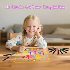 12-Color Liquid Markers for Led Note Board, Compatible with Light Up Dr