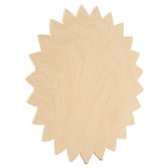 Sunflower Wood Cutout 8″x8″, Unfinished, for Autumn Decor/Crafts | Woodpeckers