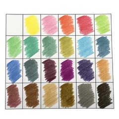 Metallic Colored Pencils Black Wooden Sketching Pencil Art Pencils for Kid Adult