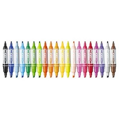 ZEBRA Water-based Pen Paper Mackey Light Blue 10 Pieces B-WYT5-LB