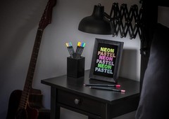 Black Edition Colored Pencils, Neon & Pastel, Spring Craft Supplies