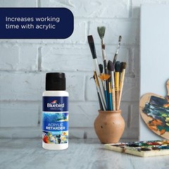 3.4 Fl. Oz. Acrylic Paint Retarder Additive Medium for Artist Colors Art