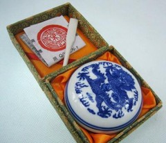 60g Xilengyinshe DARK-RED SEAL INK古色 Inkpad Calligraphy Painting Sumi-e Gift Box