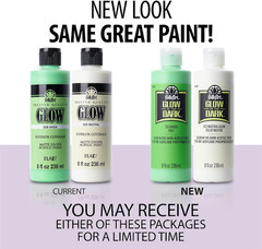 Glow in the Dark Acrylic Paint, 8 Oz, Neutral 8 Fl Oz