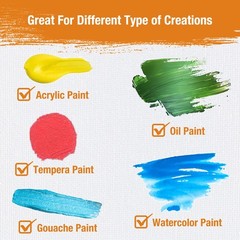 Bulk 40-Pack Canvas Boards 5×7 Inches for Acrylic, Oil, Watercolor Painting