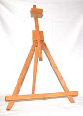 Tabletop Folding Wooden A-Frame Artist Studio Easel Holds a 16″ x 24″ Canvas