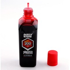 BAOKE MS223 Permanent Marker Ink Refill 200ml Bottle Black Blue Red Art Office