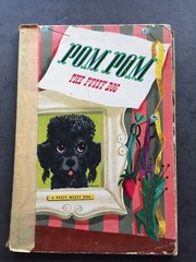 Ephemera Collage Paper Drawing Art Craft Poodle Dog French Fashion Lady Hat 