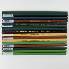 Lot of 218 Prismacolor & Verithin Color Pencils Berol Eagle Sanford UNSHARPENED