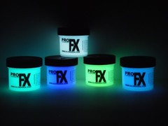 GREEN,BLUE,AQUA, LILAC, WHITE Glow in the Dark Paint 5×1/2 oz pots
