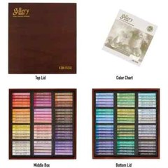 Mungyo Gallery Soft Oil Pastels Wood Box Set of 120 Assorted Colors MOPV-120W