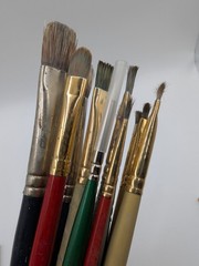Lot 15 Princeton Art Brushes Series 5200, Imperial 6600, 4000. Rounds & Flats