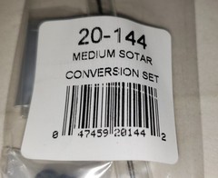 Badger Air Brush SOTAR 20/20 Gravity Feed Airbrush 2020-SF Slim + Conversion Kit