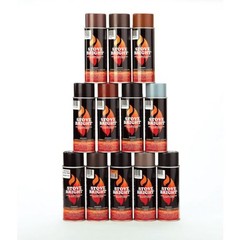 Stove Bright Fireplace Satin Black Paint – 12 Ounce (Pack of 1),