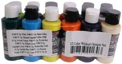 Createx 2oz Wicked 12 Opaque Paint Set with UMO’s By NO-NAME Brand