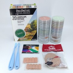 PanPastel Artist Pastels by GOLDEN Ultra Soft Landscape Set 20 Color – Read Desc