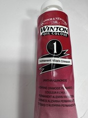Oil Paint Tubes Lot Multicolor Holbein Chinese Red, Winsor & Newton Winton