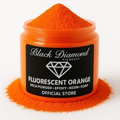 Black Diamond Pigments® | Fluorescent Orange is a premium professional pigment