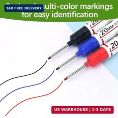 Long Head Deep Hole Marker Pens, 15PCS Long Nib Marker 20mm Quick Dry Waterproof