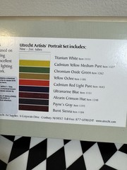 Vintage Utrecht Acrylics Portrait Paint Set 9 Tubes – TESTED WET / SOFT