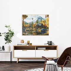Countryside Diamond Art Kits for Adults, 12×16 inches,