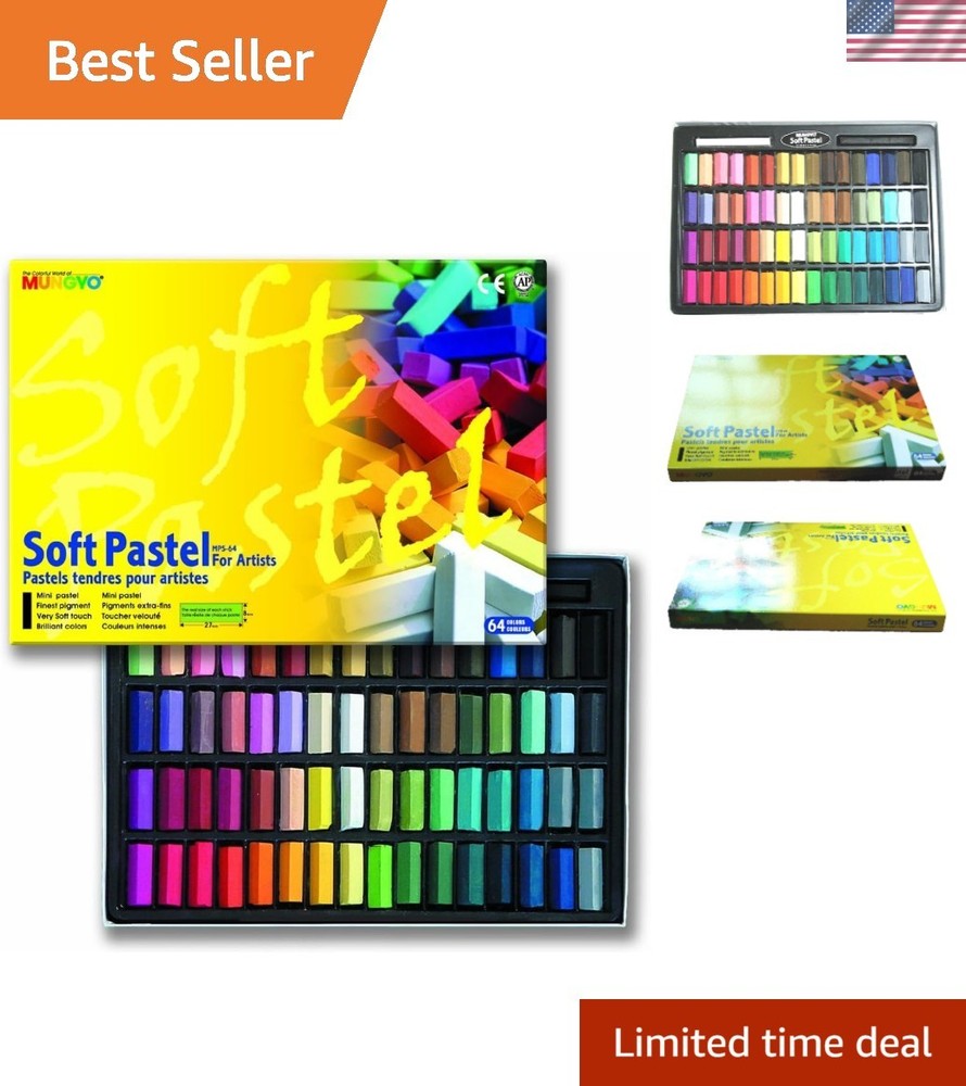 Soft Pastel 64 Color Set Square Chalk English Version