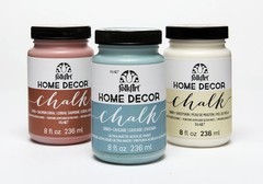 Home Decor Chalk Furniture & Craft Acrylic Paint in Assorted Colors, 8 ounce,…