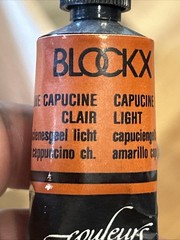 BLOCKX Capucine Yellow Light Oil Color 35ml New Old Stock Vintage 23.426