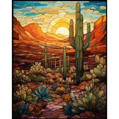 Natuyalo Paint by Numbers Kit for Adults – Cactus DIY 16×20 inches, ART-06