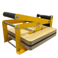 Manual Flat Press Printmaking Machine 380x380mm Letterpress Tool 4Stage Adjustab