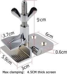 2Pcs Butterfly Hinge Clamp for Screen Printing – Easy Install, Rust-Resistant