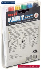 uni Paint PX-20 Oil-Based Paint Markers, Medium Line (1.8-2.2mm), Assorted Color