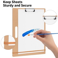 13″ x 17″ Artist Sketch Board with Handle – Portable Clipboard for Painting a…