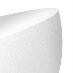 FloraCraft SmoothFoM Sculpture White 4.5 x 4.5 x 2.25 Easy Paint Durable Foam