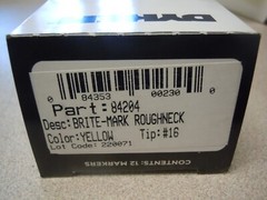 12pcs -DYKEM BRITE-MARK MEDIUM PAINT MARKER-Choose from Red, Yellow or White